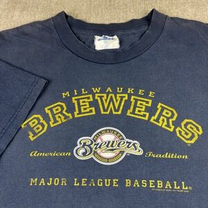 Vintage Milwaukee Brewers Major League Baseball MLB T Shirt Men's 2XL 90s CSA